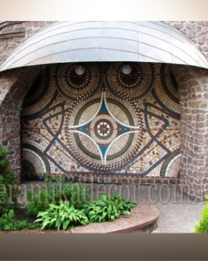 Керамическое мозаичное панно v-27е